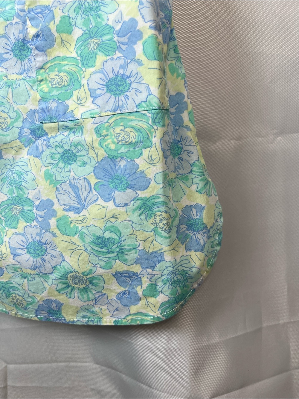 Matilda Jane aqua Azaleas woven floral print dress NWOT size 6 - Picture 7 of 14